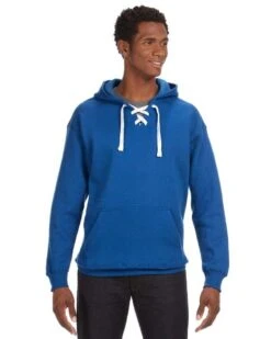 J. America JA8830 - Adult Sport Lace Hooded Sweatshirt -Wordans Shop 1259750 big