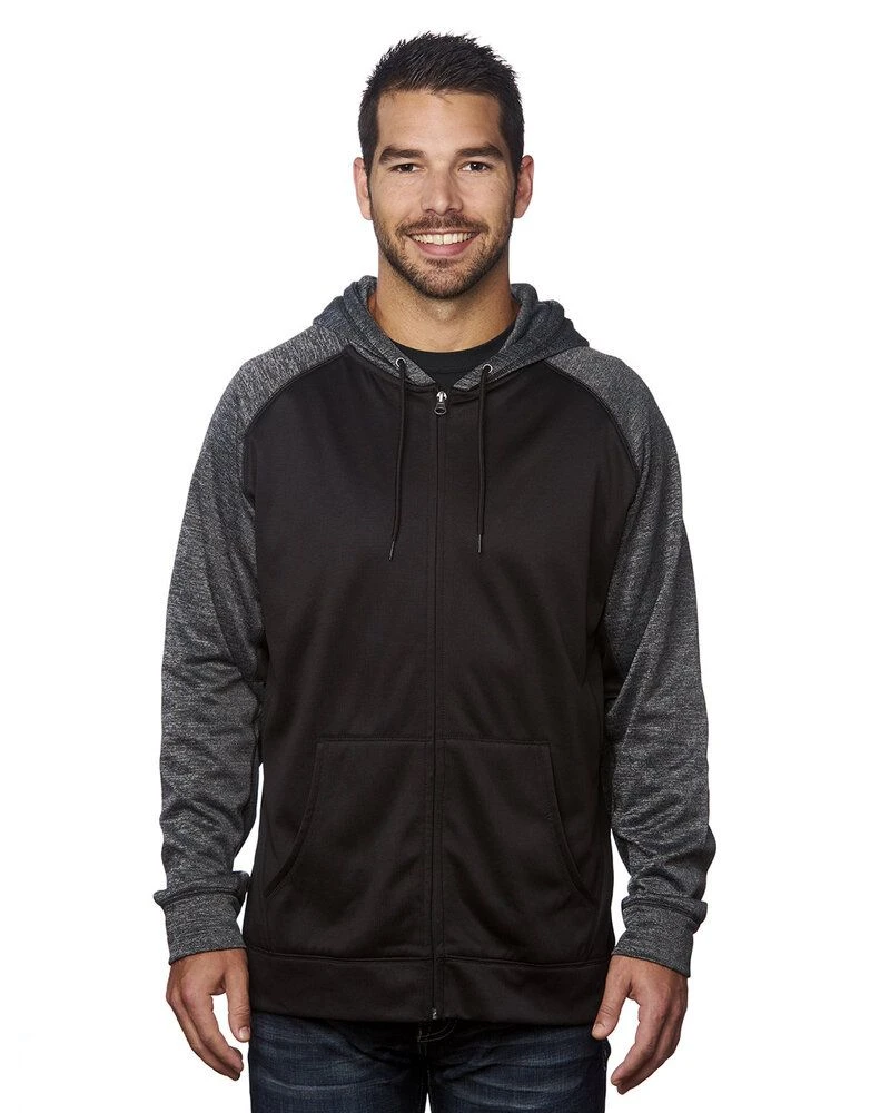 Burnside B8660 - Men's Performance Hooded Sweatshirt 1 Burnside B8660 - Men's Performance Hooded Sweatshirt