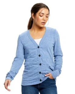 US Blanks US950 - Ladies 4.9 Oz. Long-Sleeve Cardigan