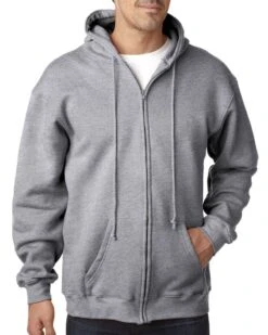 Bayside BA900 - Adult 9.5oz., 80% Cotton/20% Polyester Full-Zip Hooded Sweatshirt 23 Bayside BA900 - Adult 9.5oz., 80% Cotton/20% Polyester Full-Zip Hooded Sweatshirt -Wordans Shop 1260579 big