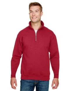 Bayside BA920 - Unisex 9.5 Oz., 80/20 Quarter-Zip Pullover Sweatshirt 16 Bayside BA920 - Unisex 9.5 Oz., 80/20 Quarter-Zip Pullover Sweatshirt -Wordans Shop 1260600 big