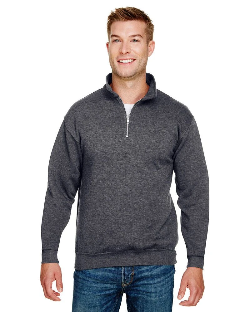 Bayside BA920 - Unisex 9.5 Oz., 80/20 Quarter-Zip Pullover Sweatshirt 6 Bayside BA920 - Unisex 9.5 Oz., 80/20 Quarter-Zip Pullover Sweatshirt - Image 6