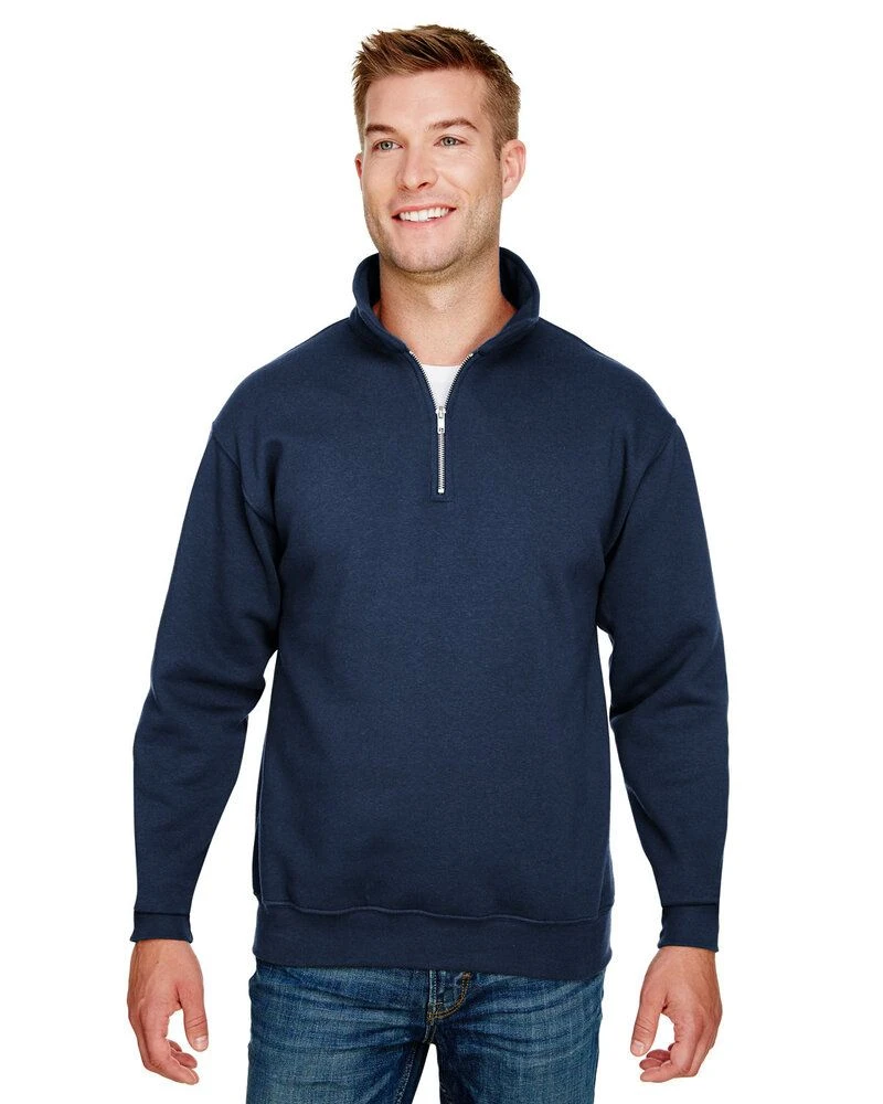 Bayside BA920 - Unisex 9.5 Oz., 80/20 Quarter-Zip Pullover Sweatshirt 7 Bayside BA920 - Unisex 9.5 Oz., 80/20 Quarter-Zip Pullover Sweatshirt - Image 7