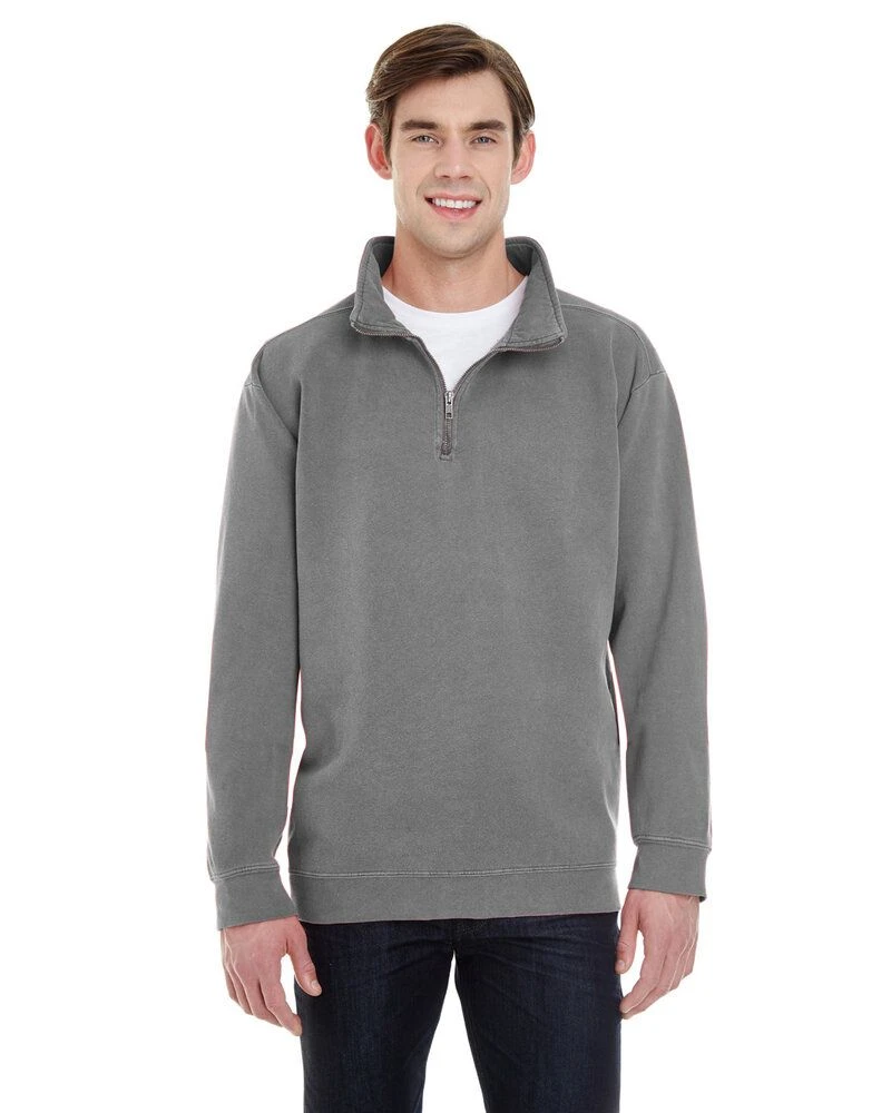 Comfort Colors 1580 - Adult Quarter-Zip Sweatshirt 1 Comfort Colors 1580 - Adult Quarter-Zip Sweatshirt