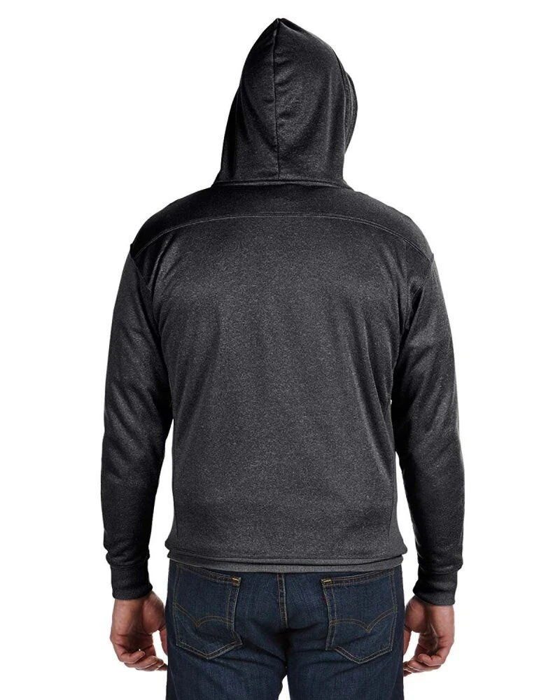 J. America JA8833 - Adult Sport Lace Poly Hooded Sweatshirt 3 J. America JA8833 - Adult Sport Lace Poly Hooded Sweatshirt - Image 3