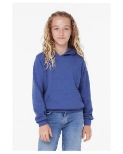 Bella+Canvas 3719Y - Youth Sponge Fleece Pullover Hooded Sweatshirt -Wordans Shop 1261346 big