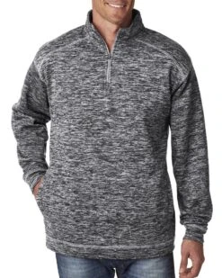 J. America JA8614 - Adult Cosmic Poly Fleece Quarter-Zip