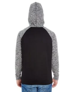 J. America JA8612 - Adult Colorblock Cosmic Pullover Hooded Sweatshirt -Wordans Shop 1261820 back big