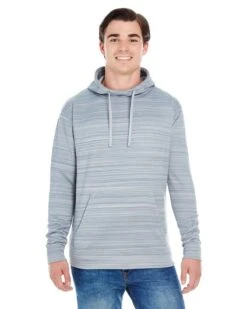 J. America JA8661 - Adult Odyssey Striped Poly Fleece Pullover Hood 9 J. America JA8661 - Adult Odyssey Striped Poly Fleece Pullover Hood -Wordans Shop 1261842 big