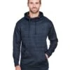 J. America JA8661 - Adult Odyssey Striped Poly Fleece Pullover Hood