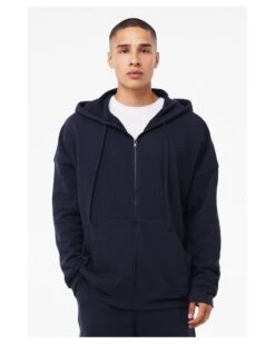 Bella+Canvas 3759 - Unisex Sponge Fleece DTM Full-Zip Hooded Sweatshirt -Wordans Shop 1262390 big
