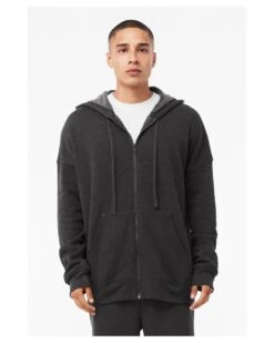 Bella+Canvas 3759 - Unisex Sponge Fleece DTM Full-Zip Hooded Sweatshirt -Wordans Shop 1262391 big