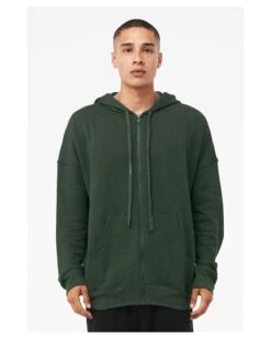 Bella+Canvas 3759 - Unisex Sponge Fleece DTM Full-Zip Hooded Sweatshirt -Wordans Shop 1262392 big