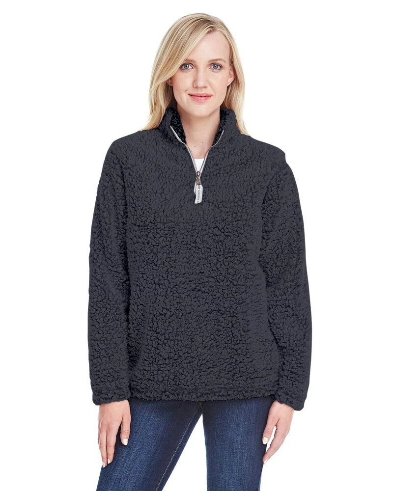 J. America JA8451 - Ladies Epic Sherpa 1/4 Zip 1 J. America JA8451 - Ladies Epic Sherpa 1/4 Zip
