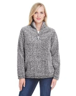 J. America JA8451 - Ladies Epic Sherpa 1/4 Zip 15 J. America JA8451 - Ladies Epic Sherpa 1/4 Zip -Wordans Shop 1262510 big