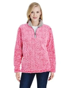 J. America JA8451 - Ladies Epic Sherpa 1/4 Zip 19 J. America JA8451 - Ladies Epic Sherpa 1/4 Zip -Wordans Shop 1262515 big