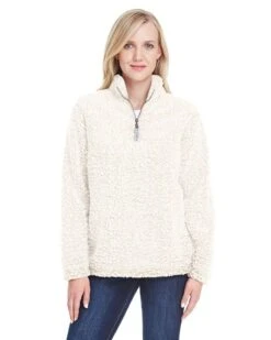 J. America JA8451 - Ladies Epic Sherpa 1/4 Zip 13 J. America JA8451 - Ladies Epic Sherpa 1/4 Zip -Wordans Shop 1262517 big