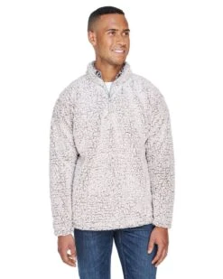 J. America JA8454 - Adult Epic Sherpa Quarter-Zip -Wordans Shop 1262575 big