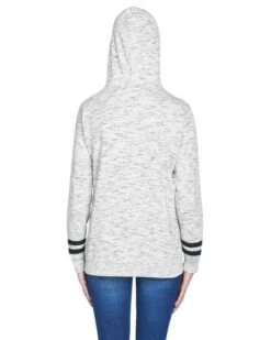 J. America JA8674 - Ladies Melange Scuba Neck Sweatshirt 8 J. America JA8674 - Ladies Melange Scuba Neck Sweatshirt -Wordans Shop 1262601 back big