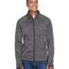 North End 88697 - Men's Flux Mélange Bonded Fleece Jacket