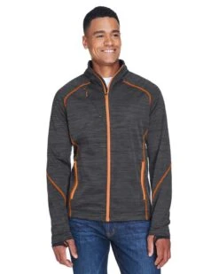 North End 88697 - Men's Flux Mélange Bonded Fleece Jacket -Wordans Shop 1263044 big