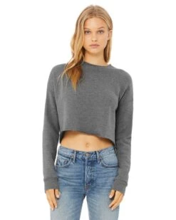 Bella+Canvas B7503 - Ladies Cropped Fleece Crew -Wordans Shop 1263665 big