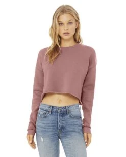Bella+Canvas B7503 - Ladies Cropped Fleece Crew -Wordans Shop 1263668 big