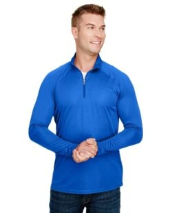 A4 N4268 - Adult Daily Polyester 1/4 Zip 11 A4 N4268 - Adult Daily Polyester 1/4 Zip -Wordans Shop 1264128 big