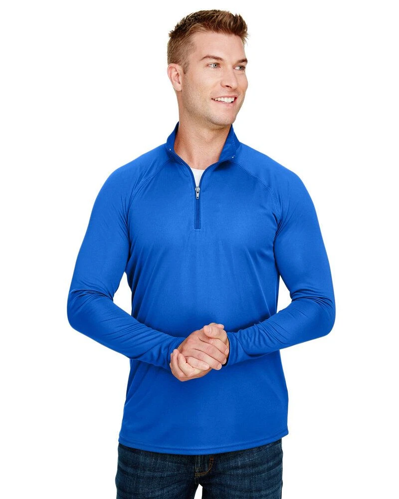A4 N4268 - Adult Daily Polyester 1/4 Zip 6 A4 N4268 - Adult Daily Polyester 1/4 Zip - Image 6