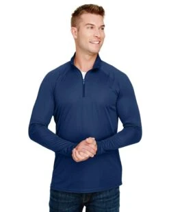 A4 N4268 - Adult Daily Polyester 1/4 Zip 8 A4 N4268 - Adult Daily Polyester 1/4 Zip -Wordans Shop 1264129 big