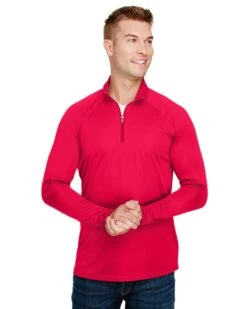 A4 N4268 - Adult Daily Polyester 1/4 Zip 9 A4 N4268 - Adult Daily Polyester 1/4 Zip -Wordans Shop 1264130 big