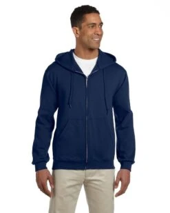 Jerzees 4999 - Adult 9.5 Oz., Super Sweats® NuBlend® Fleece Full-Zip Hooded Sweatshirt -Wordans Shop 1264338 big