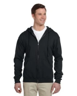 Jerzees 993 - Adult 8 Oz. NuBlend® Fleece Full-Zip Hooded Sweatshirt