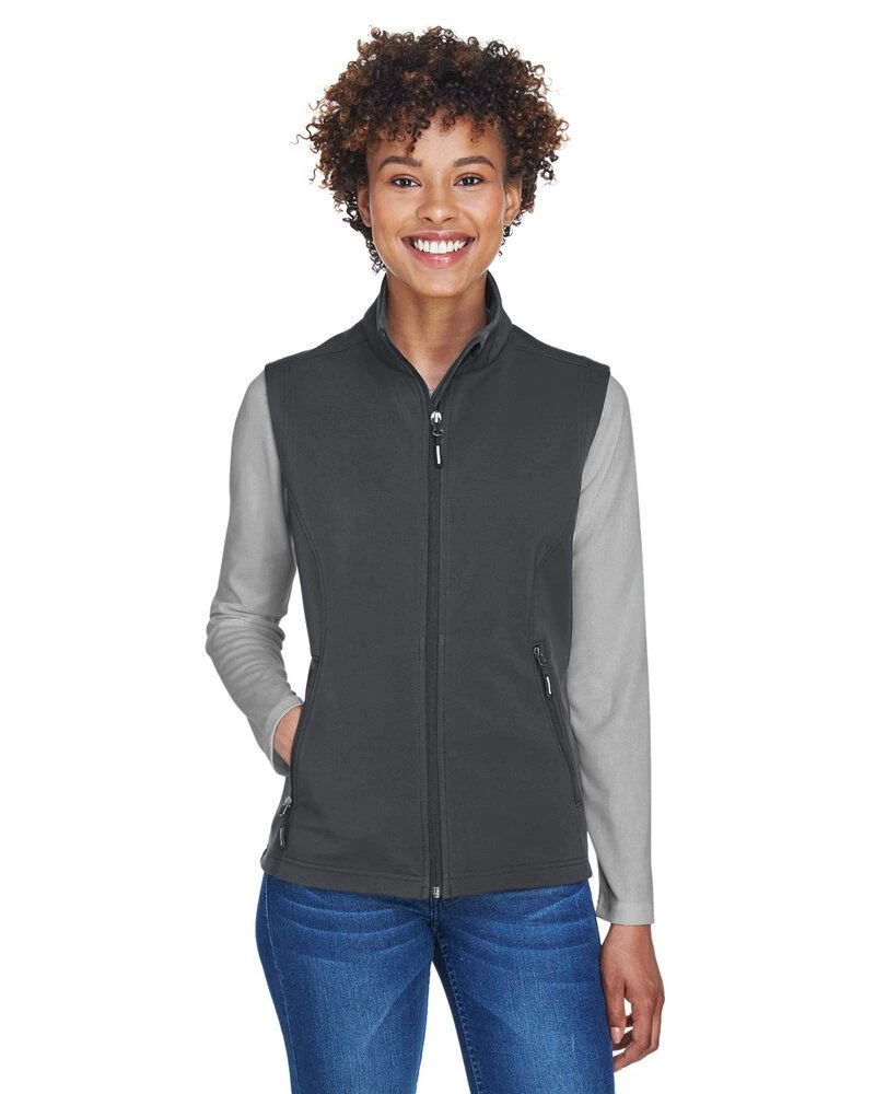 CORE365 CE701W - Ladies Cruise Two-Layer Fleece Bonded Soft Shell Vest 6 CORE365 CE701W - Ladies Cruise Two-Layer Fleece Bonded Soft Shell Vest - Image 6