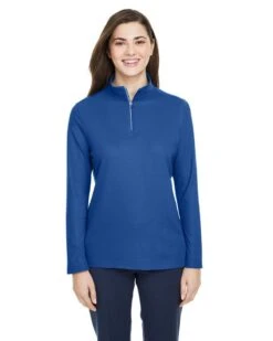 CORE365 CE405W - Ladies Fusion ChromaSoft Pique Quarter-Zip -Wordans Shop 1266916 big