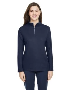 CORE365 CE405W - Ladies Fusion ChromaSoft Pique Quarter-Zip -Wordans Shop 1266921 big