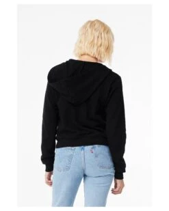 Bella+Canvas 7539 - Ladies Sponge Fleece Full-Zip Hooded Sweatshirt 8 Bella+Canvas 7539 - Ladies Sponge Fleece Full-Zip Hooded Sweatshirt -Wordans Shop 1267017 back big