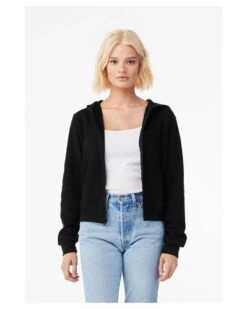 Bella+Canvas 7539 - Ladies Sponge Fleece Full-Zip Hooded Sweatshirt