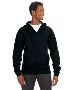 J. America 8821 - Premium Full-Zip Hooded Sweatshirt