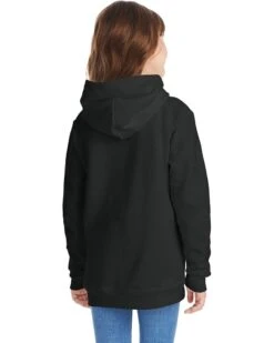 Hanes P473 - EcoSmart® Youth Hooded Sweatshirt -Wordans Shop 135131 back big