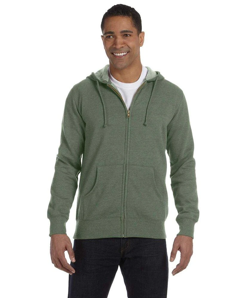 Econscious EC5680 - Men's 11.67 Oz. Organic/Recycled Heathered Full-Zip Hood 4 Econscious EC5680 - Men's 11.67 Oz. Organic/Recycled Heathered Full-Zip Hood - Image 4
