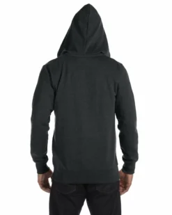 Econscious EC5680 - Men's 11.67 Oz. Organic/Recycled Heathered Full-Zip Hood 8 Econscious EC5680 - Men's 11.67 Oz. Organic/Recycled Heathered Full-Zip Hood -Wordans Shop 138443 back big