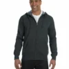 Econscious EC5680 - Men's 11.67 Oz. Organic/Recycled Heathered Full-Zip Hood