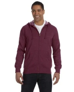 Econscious EC5680 - Men's 11.67 Oz. Organic/Recycled Heathered Full-Zip Hood 10 Econscious EC5680 - Men's 11.67 Oz. Organic/Recycled Heathered Full-Zip Hood -Wordans Shop 138446 big