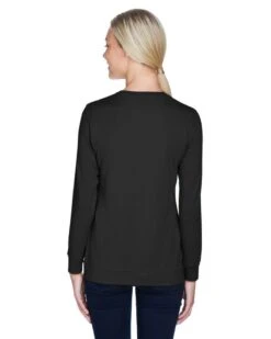 Devon & Jones DP181W - Perfect Fit Ladies Ribbon Cardigan -Wordans Shop 148145 back big