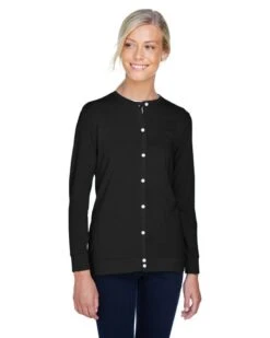 Devon & Jones DP181W - Perfect Fit Ladies Ribbon Cardigan