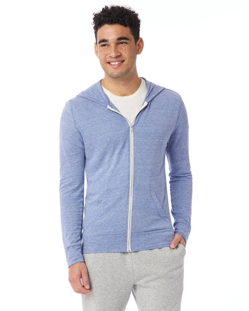 Alternative AA1970 - Men's Eco Long-Sleeve Zip Hoodie 5 Alternative AA1970 - Men's Eco Long-Sleeve Zip Hoodie - Image 5