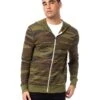 Alternative AA1970P - Men's Eco Long-Sleeve Printed Zip Hoodie