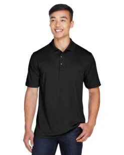 Harriton M345 - Men's Advantage IL Snap Placket Performance Polo