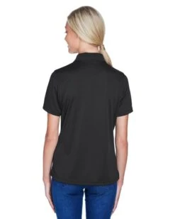 Harriton M345W - Ladies Advantage IL Snap Placket Performance Polo -Wordans Shop 193477 back big